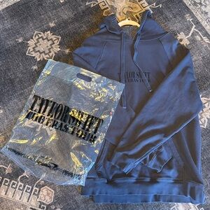 Era’s Tour Blue Hoodie with International Dates; comes with bag!